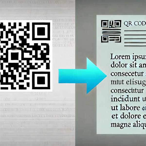 Text QR Code Example